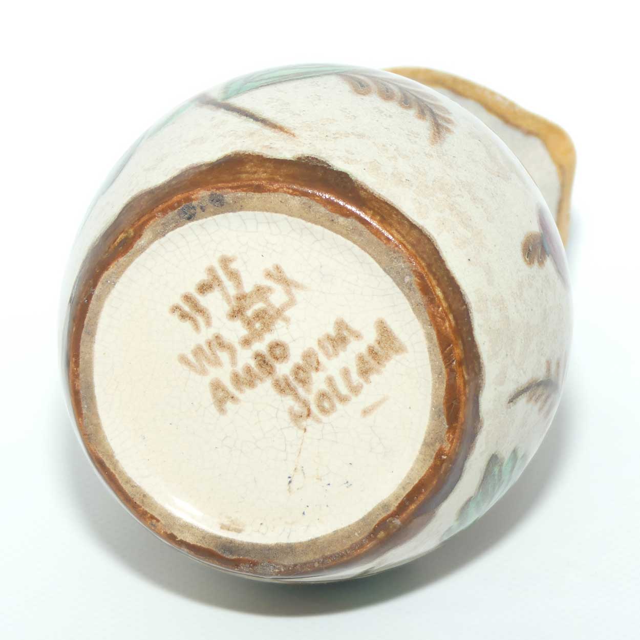 Gouda Pottery Holland Ambo pattern jug