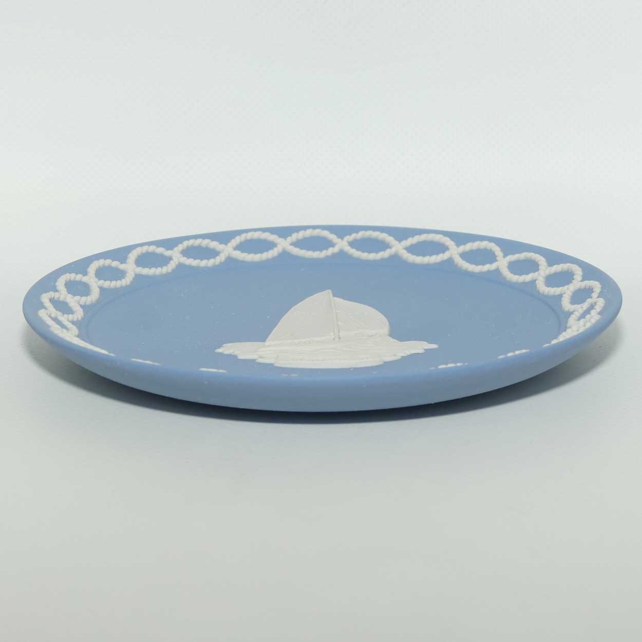 Wedgwood Jasper | White on Pale Blue | Australia II America's Cup Victory | Boxed