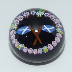 John Deacons Scotland | Scotland the Brave Amethyst medium paperweight