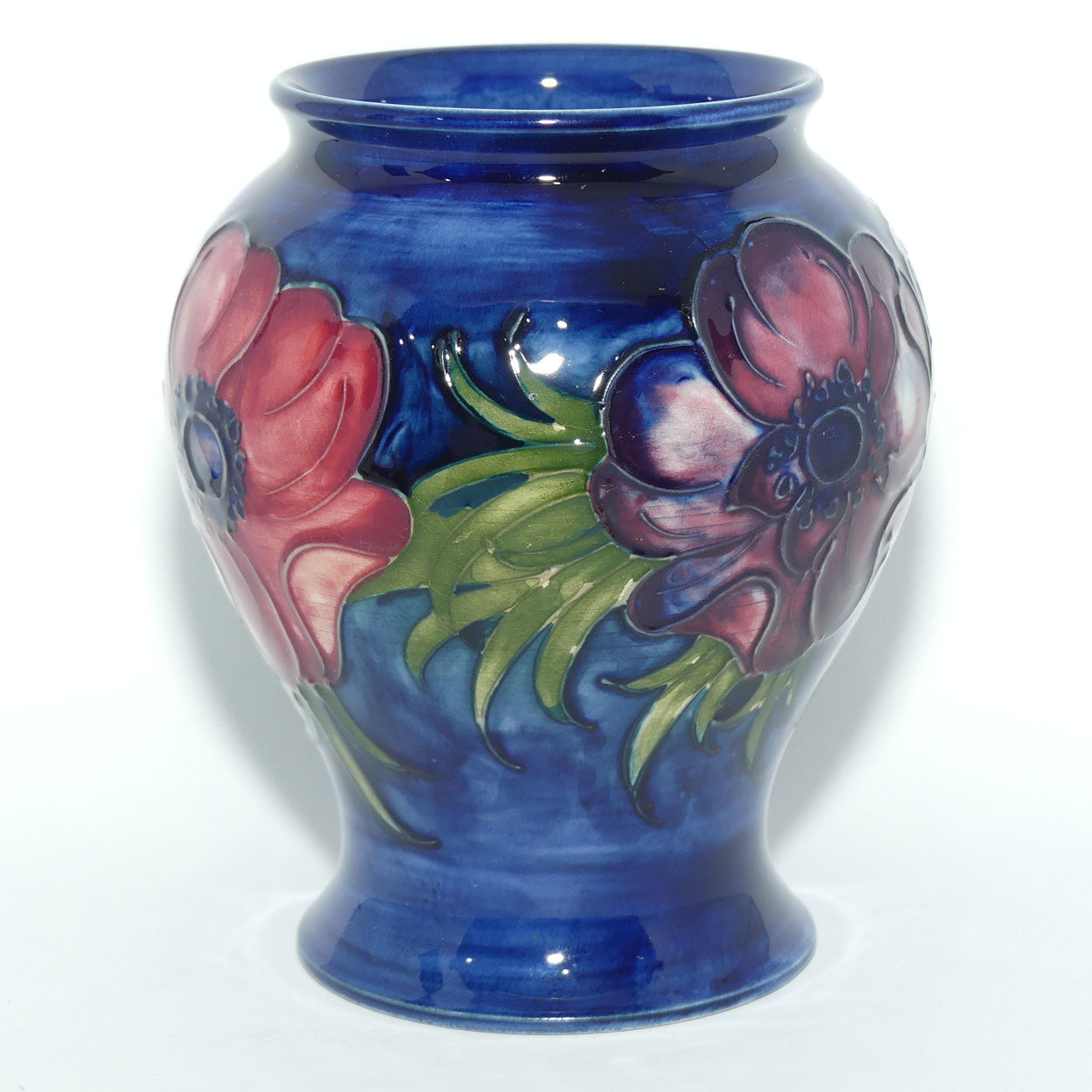 Walter Moorcroft Anemone (Blue) 146/5 vase #1