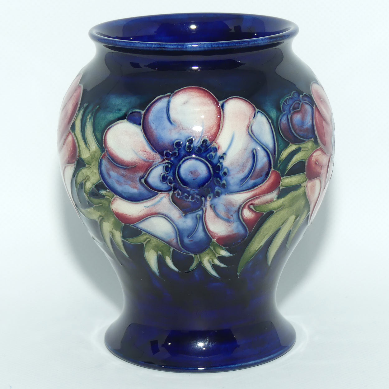 Walter Moorcroft Anemone | Blue 146/5 vase | #2