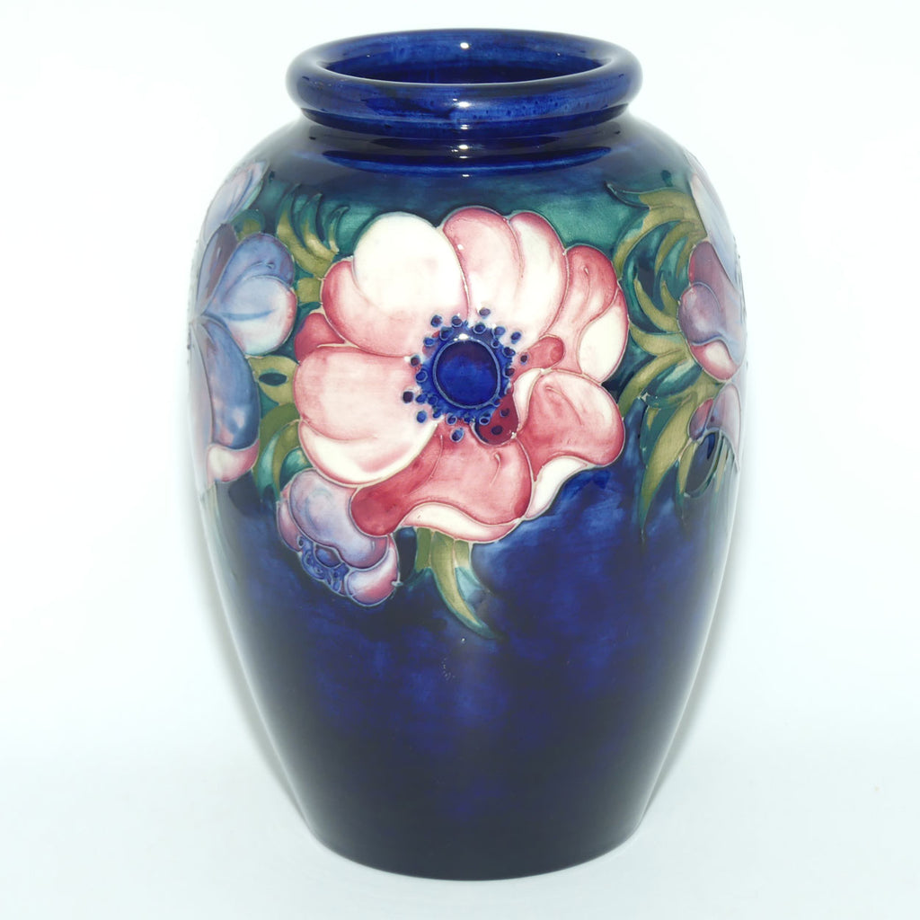 Walter Moorcroft Anemone (Blue) large vase #1