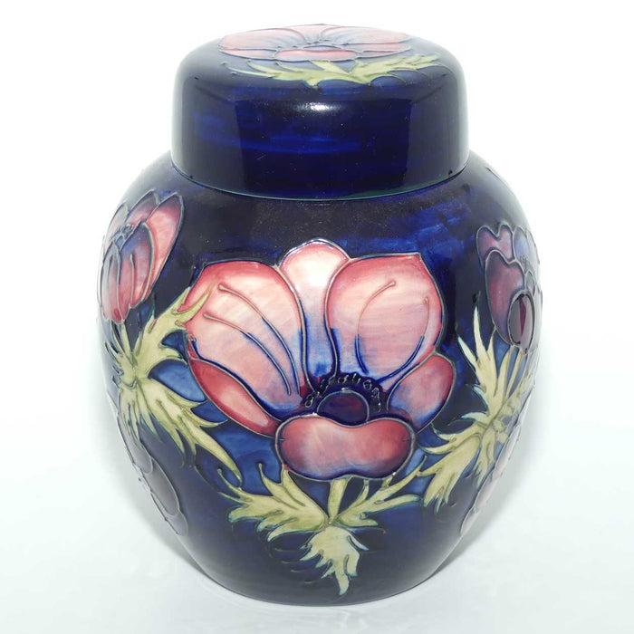 Moorcroft Anemone Blue 769/8 ginger jar