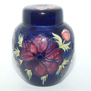 Moorcroft Anemone Blue 769/8 ginger jar