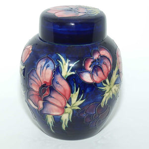 Moorcroft Anemone Blue 769/8 ginger jar