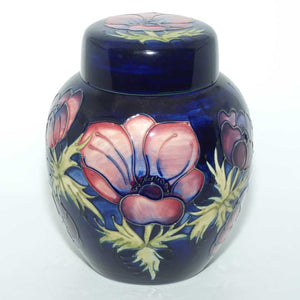 Moorcroft Anemone Blue 769/8 ginger jar