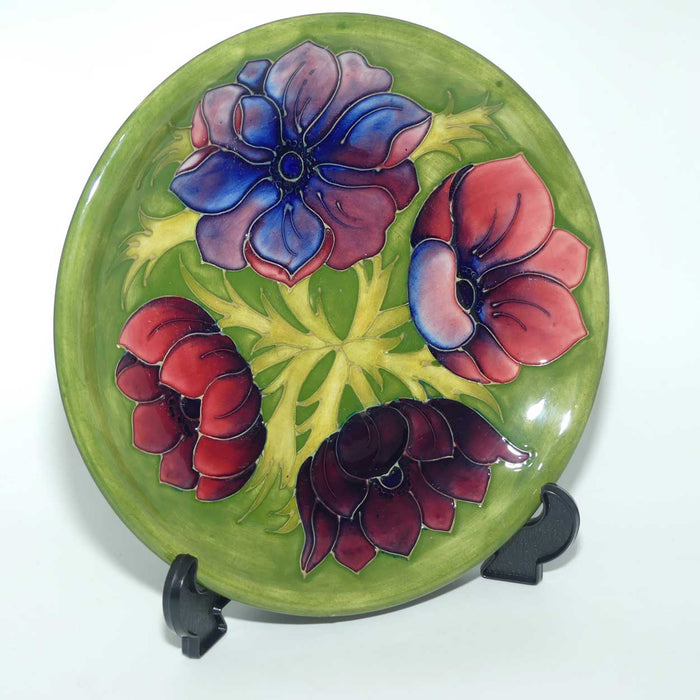 Walter Moorcroft Anemone 783/10 plate | Green