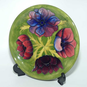 Walter Moorcroft Anemone 783/10 plate | Green