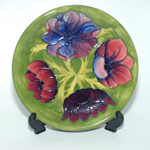 Walter Moorcroft Anemone 783/10 plate | Green