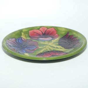 Walter Moorcroft Anemone 783/10 plate | Green