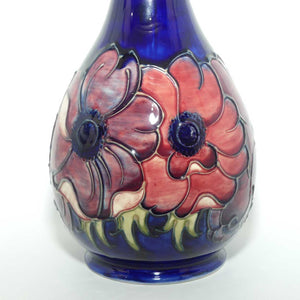 Walter Moorcroft Anemone on Blue ground 80/10 vase | Ltd Ed 35/200 | boxed