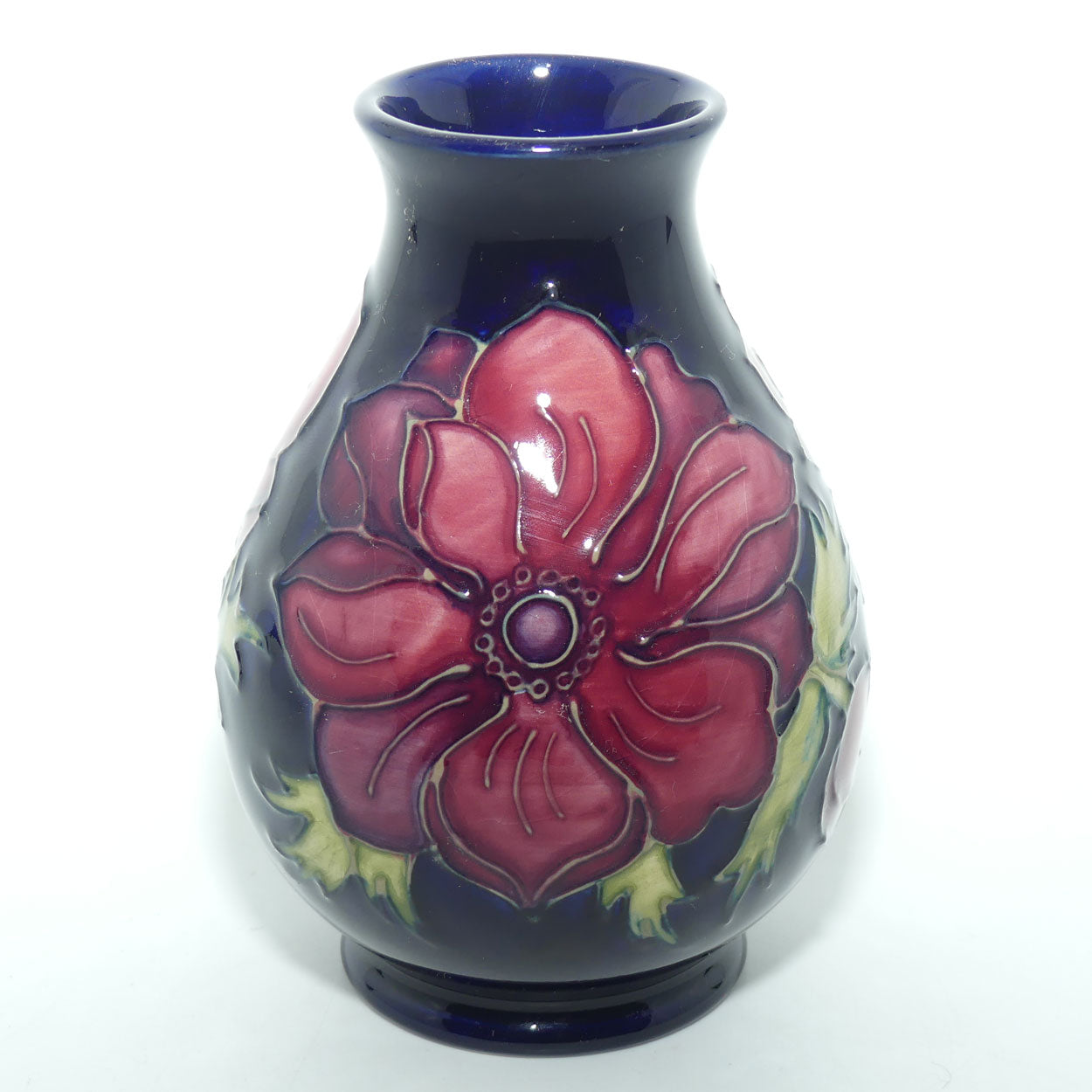 Moorcroft Anemone Blue 7/5 vase