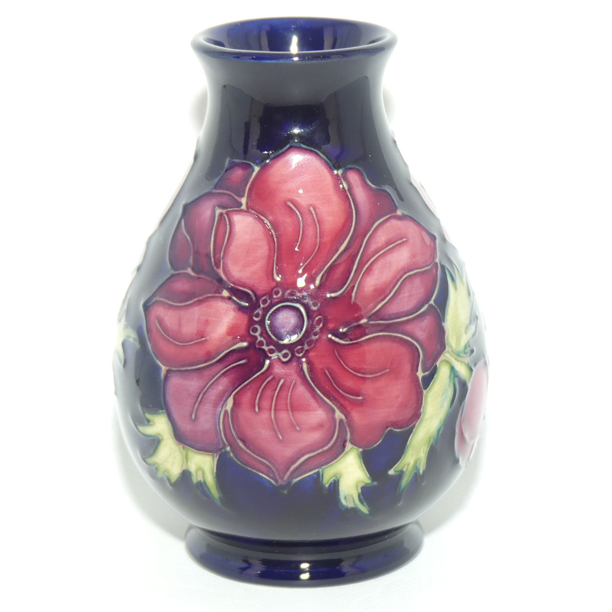 Moorcroft Anemone Blue 7/5 vase