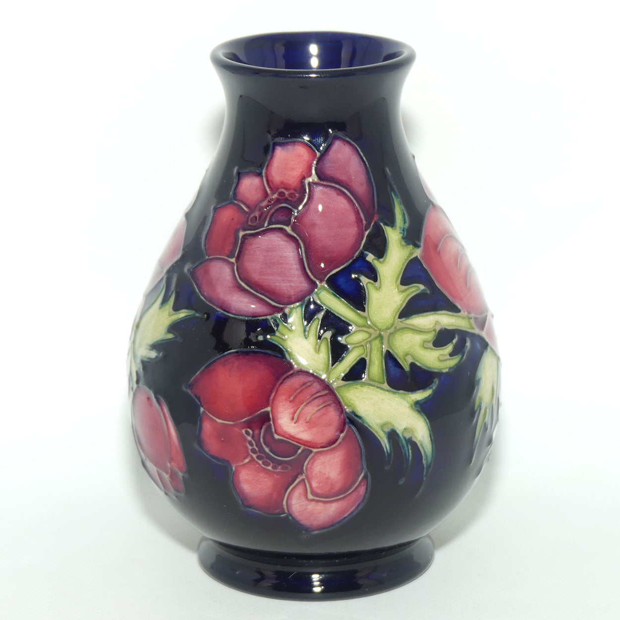 Moorcroft Anemone Blue 7/5 vase
