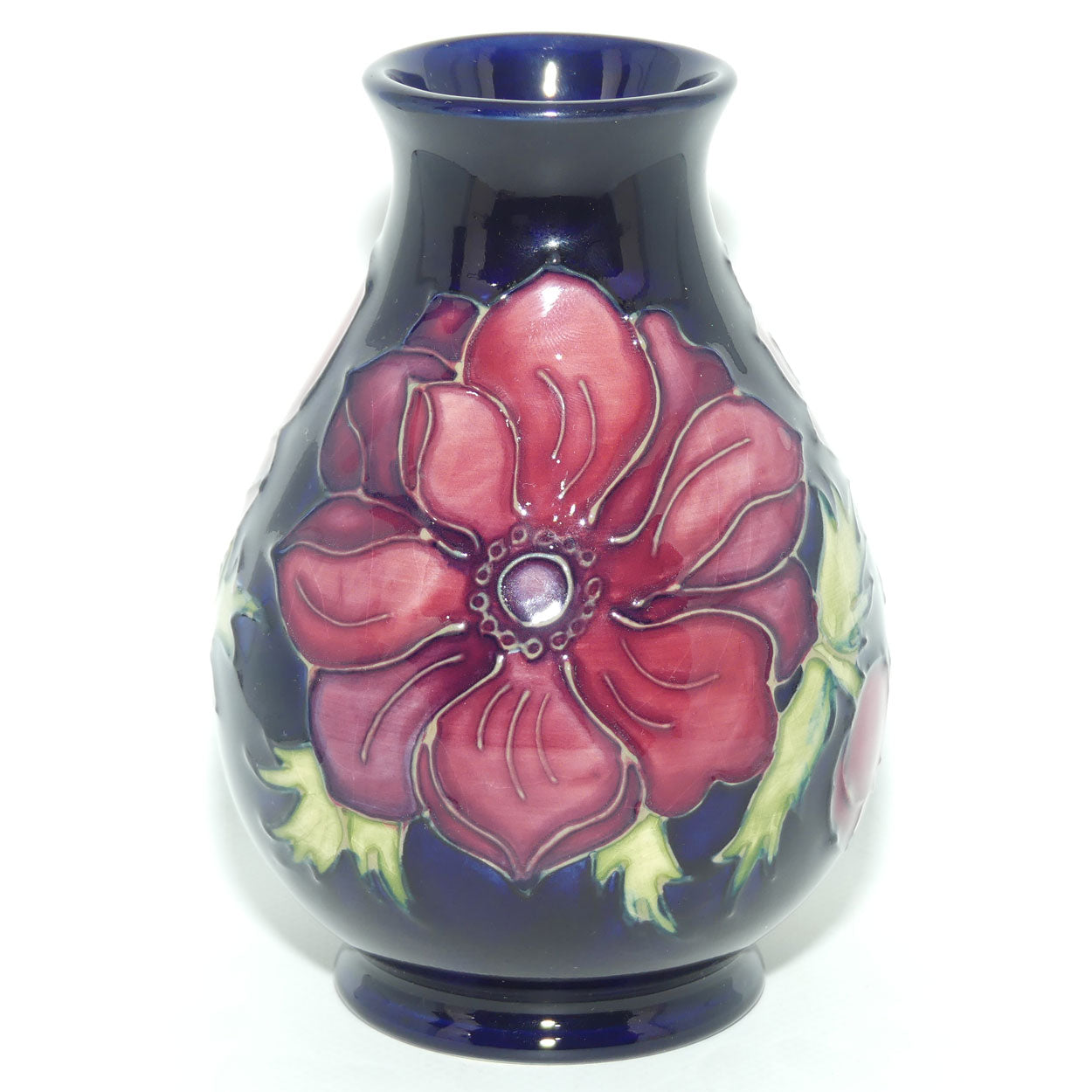 Moorcroft Anemone Blue 7/5 vase
