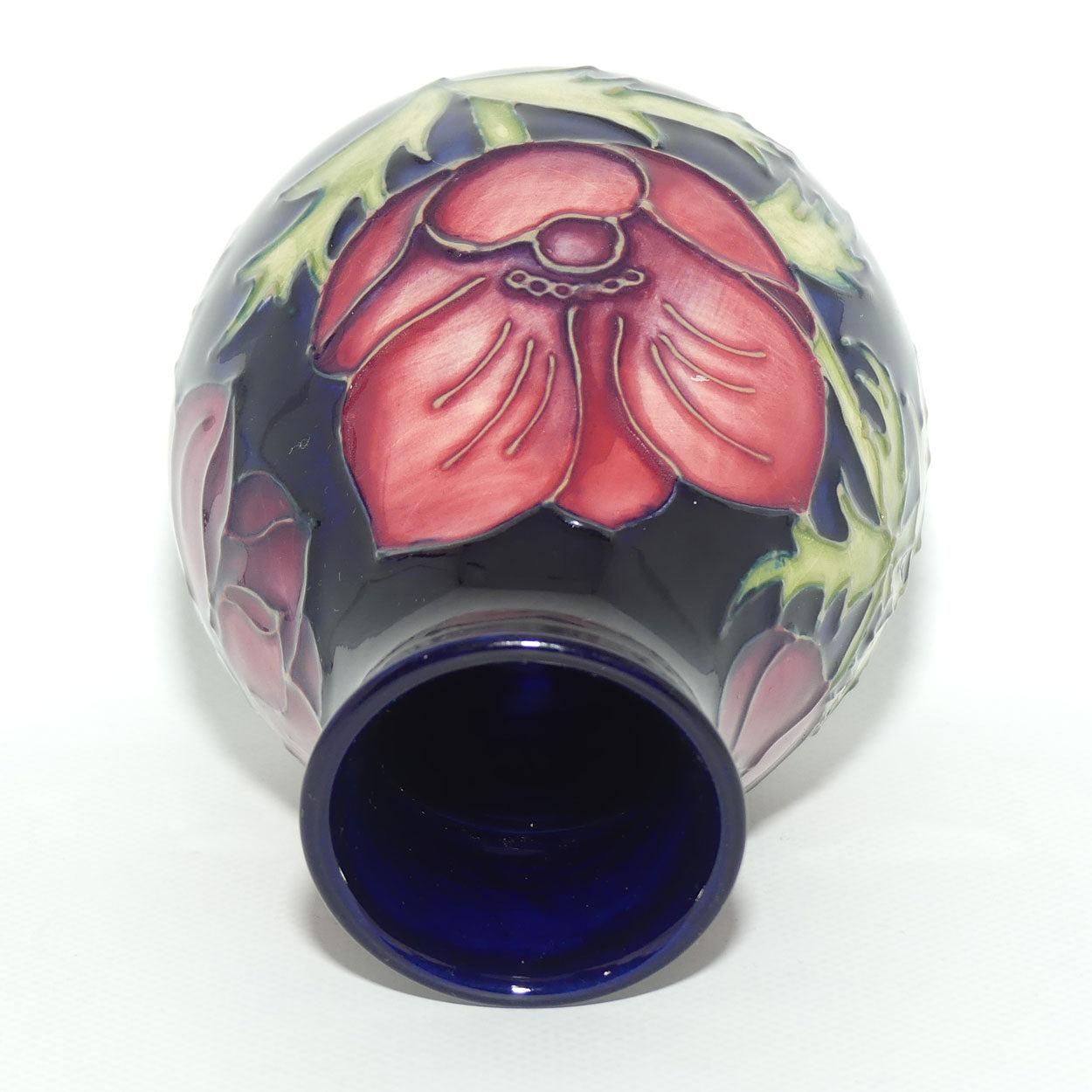 Moorcroft Anemone Blue 7/5 vase
