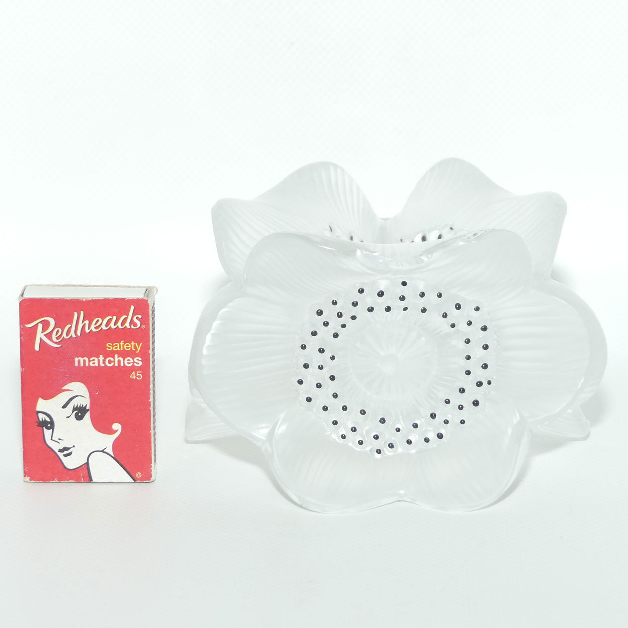 Lalique France Anemone Candle Holder
