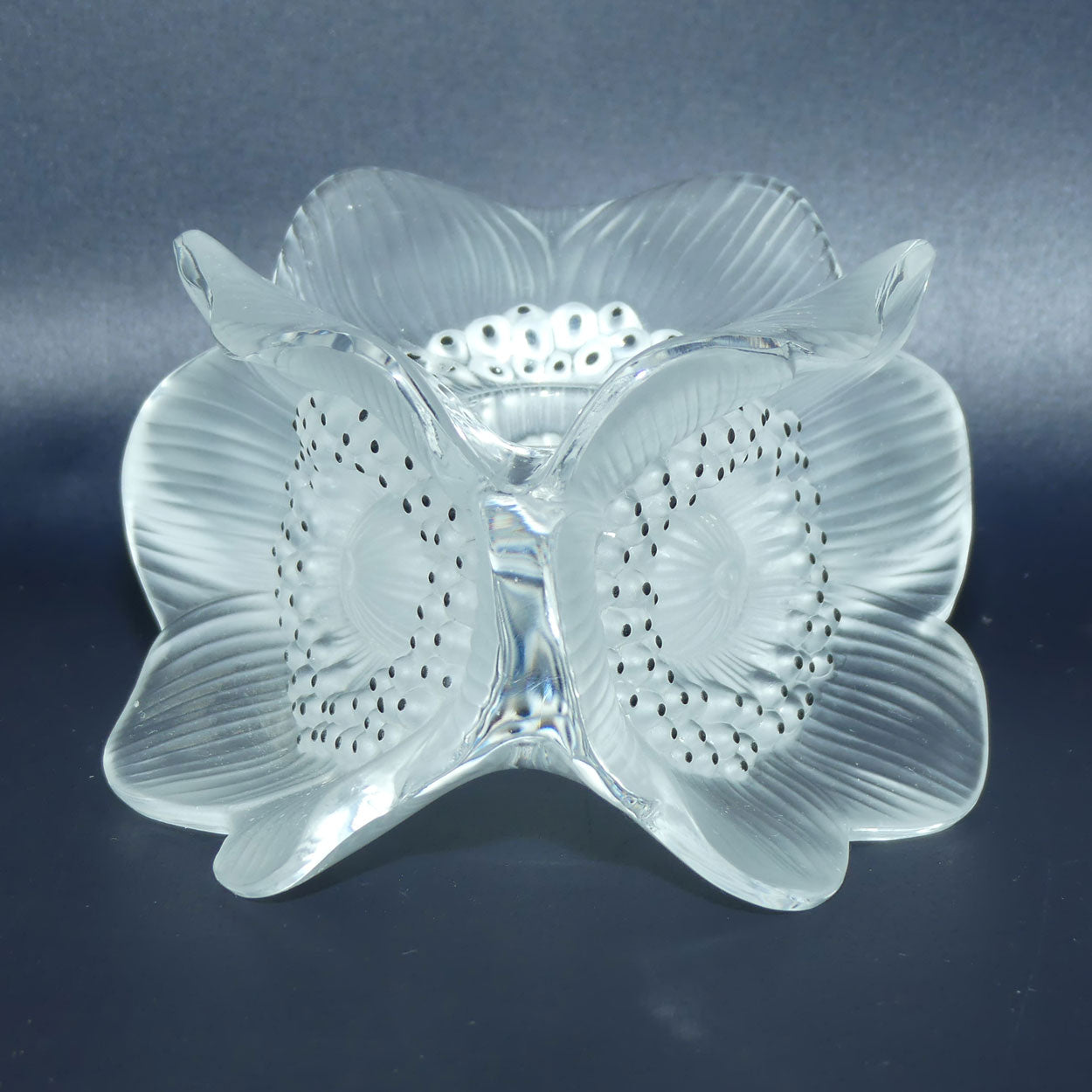 Lalique France Anemone Candle Holder