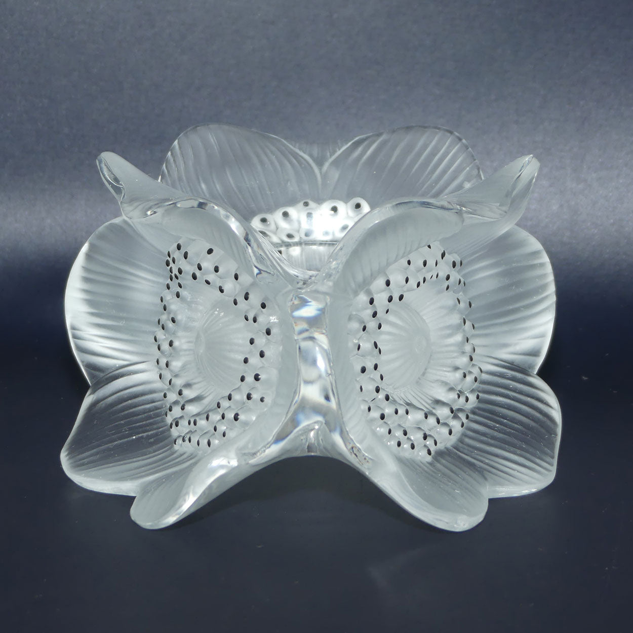 Lalique France Anemone Candle Holder