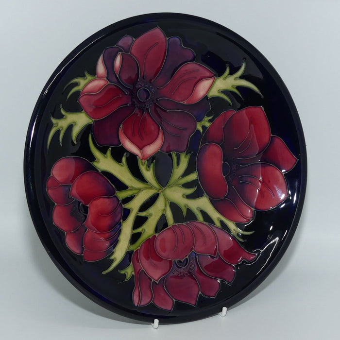 Moorcroft Anemone Revival on Blue 783/10 plate