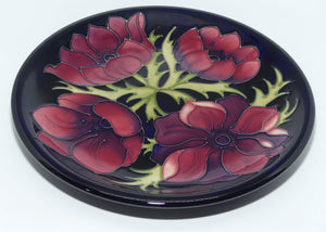 Moorcroft Anemone Revival on Blue 783/10 plate