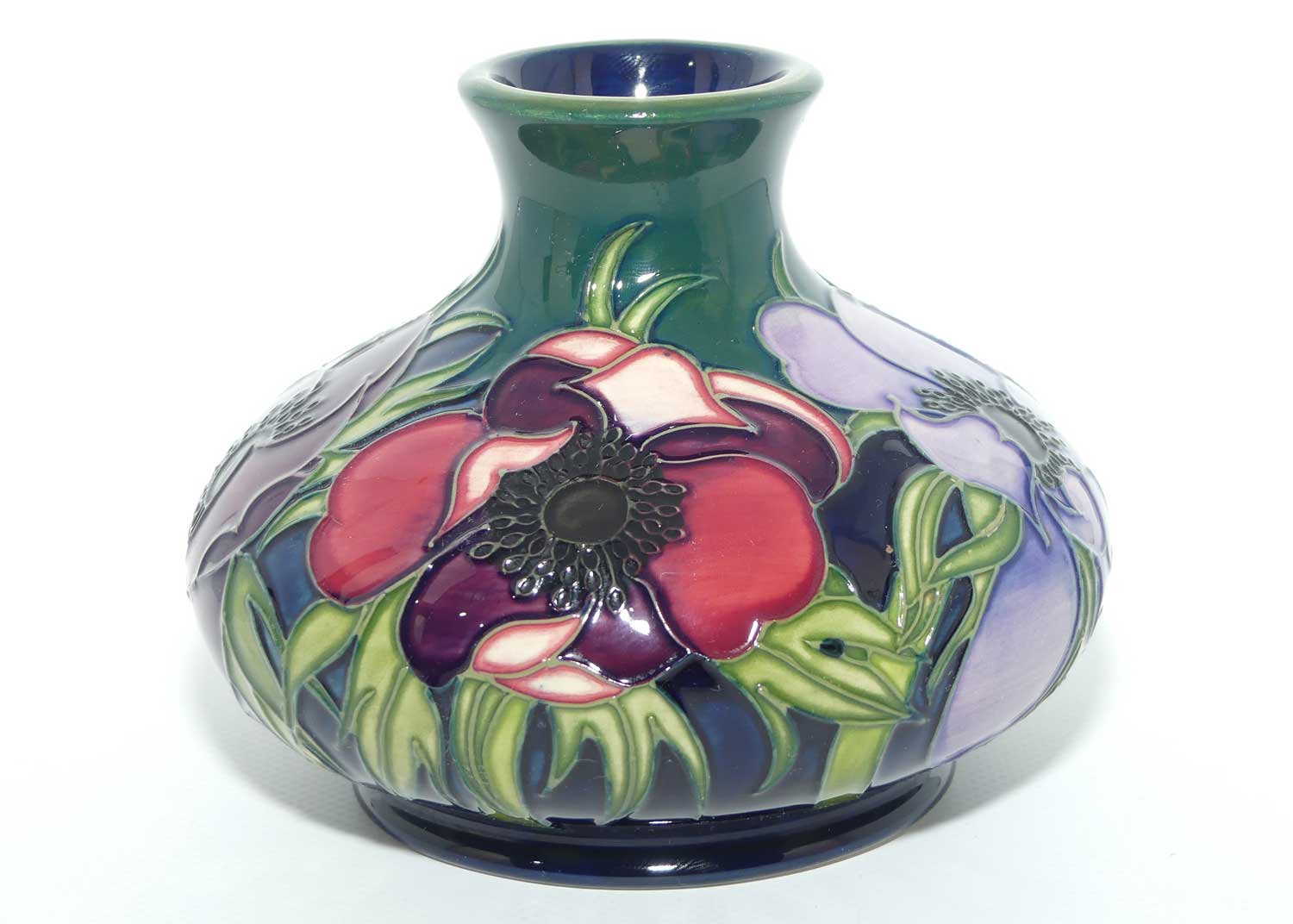 Moorcroft Anemone Tribute 32/5 vase | Silver Line Second