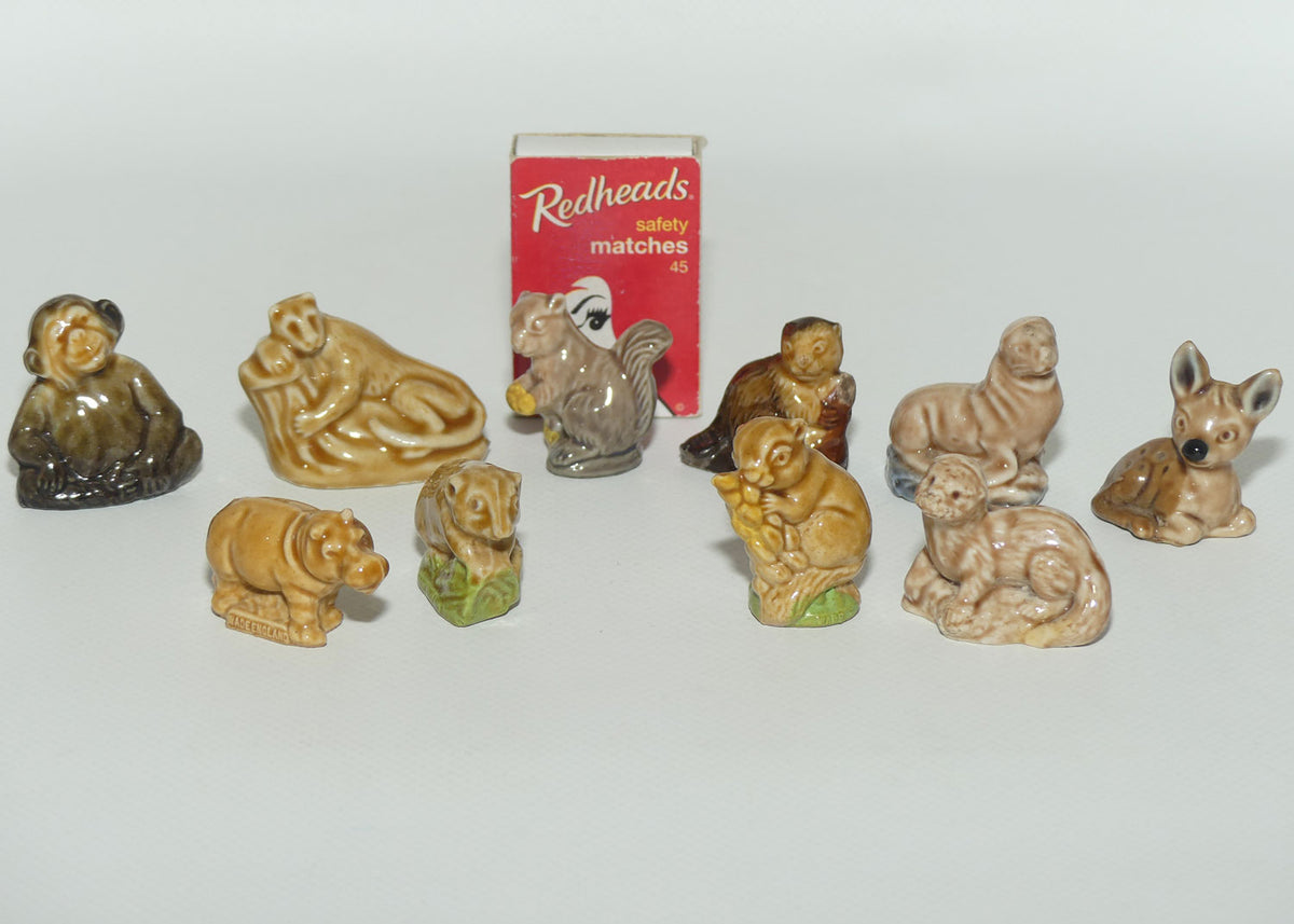 Collection of Wade Animal Kingdom Whimsy figures | 11 in total