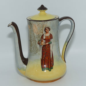 Royal Doulton Shakespearean Anne Page coffee pot