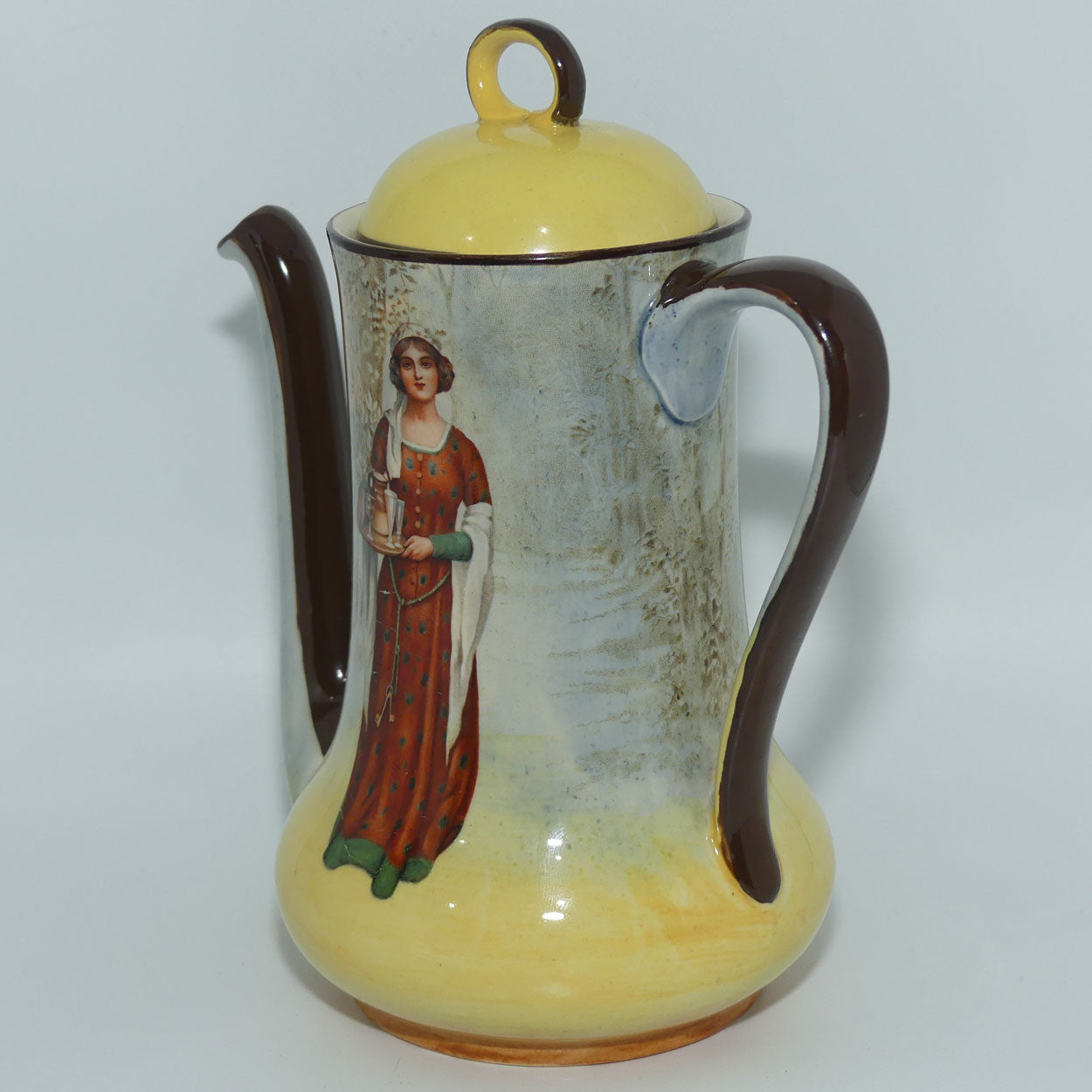 Royal Doulton Shakespearean Anne Page coffee pot