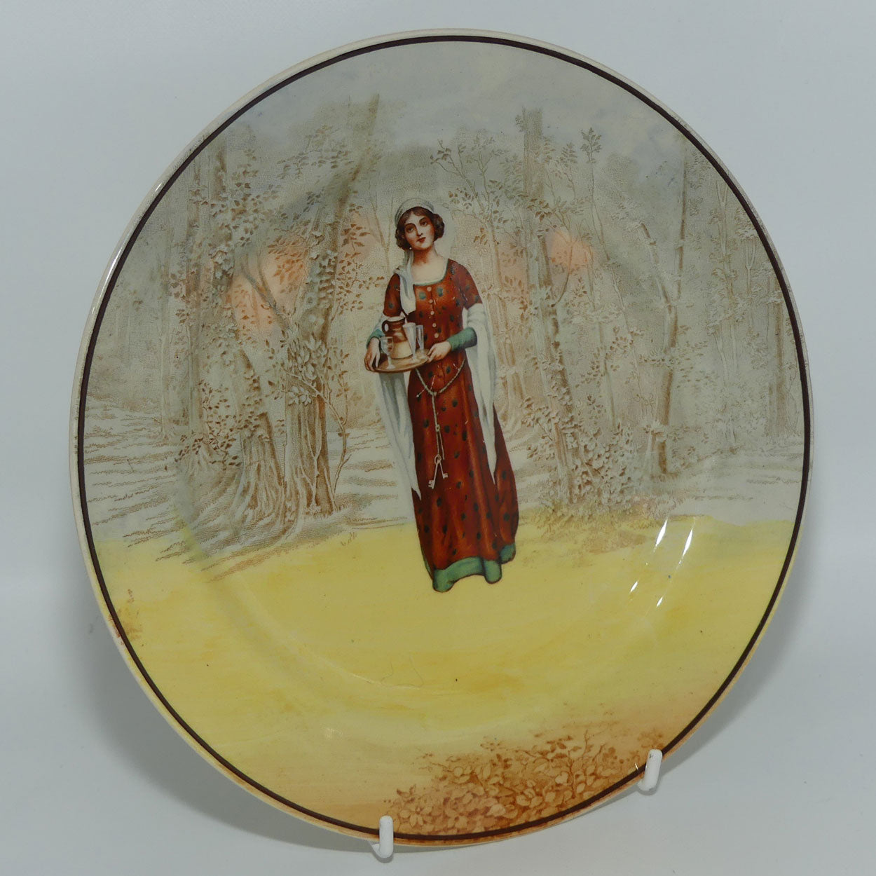 Royal Doulton Shakespearean Anne Page plate D3596 | 21.5cm