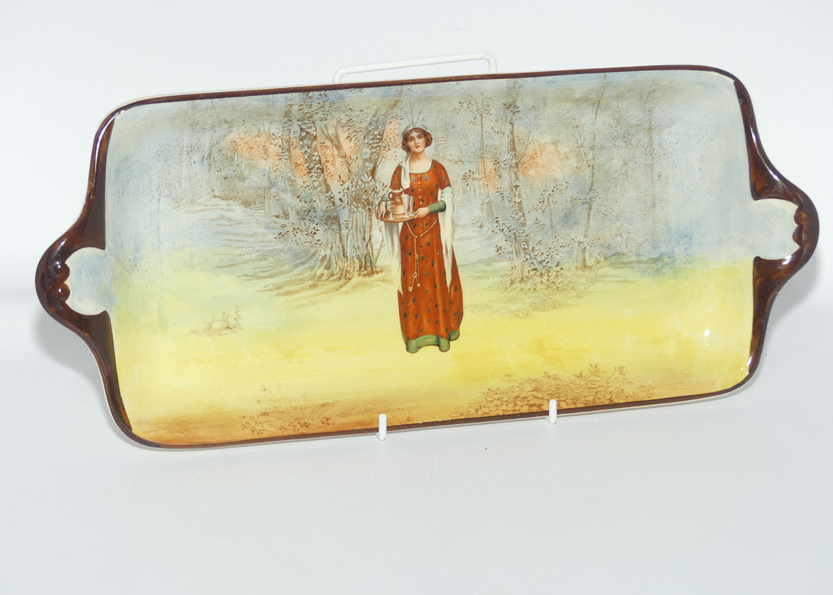 Royal Doulton Shakespearean Anne Page large sandwich tray D3596