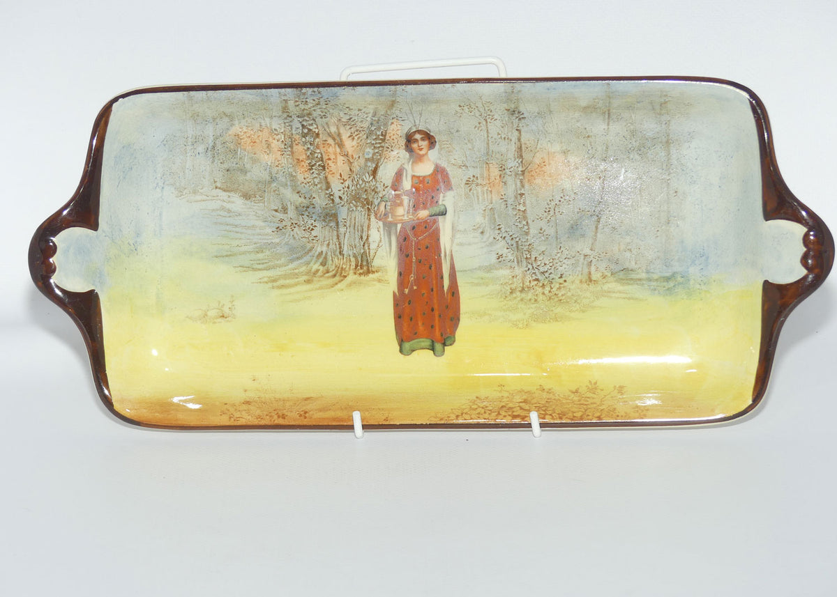 Royal Doulton Shakespearean Anne Page large sandwich tray D3596