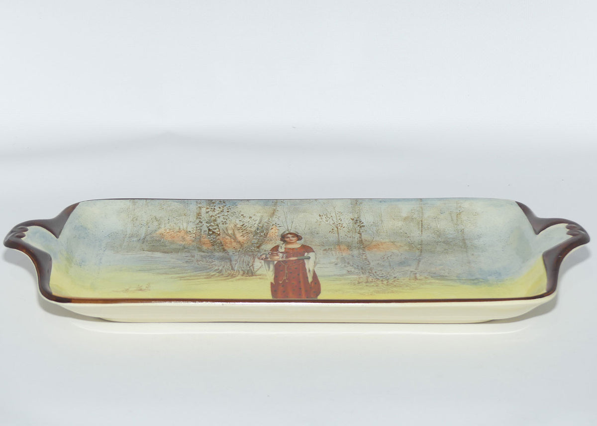 Royal Doulton Shakespearean Anne Page large sandwich tray D3596
