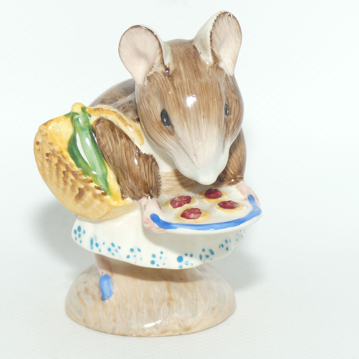 Beswick Beatrix Potter Appley Dapply | Bottle Out | BP2a Gold Oval