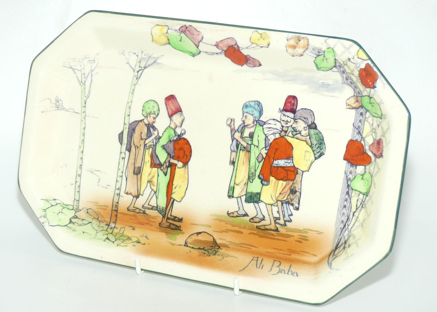 Royal Doulton Arabian Nights hexagonal tray D3420