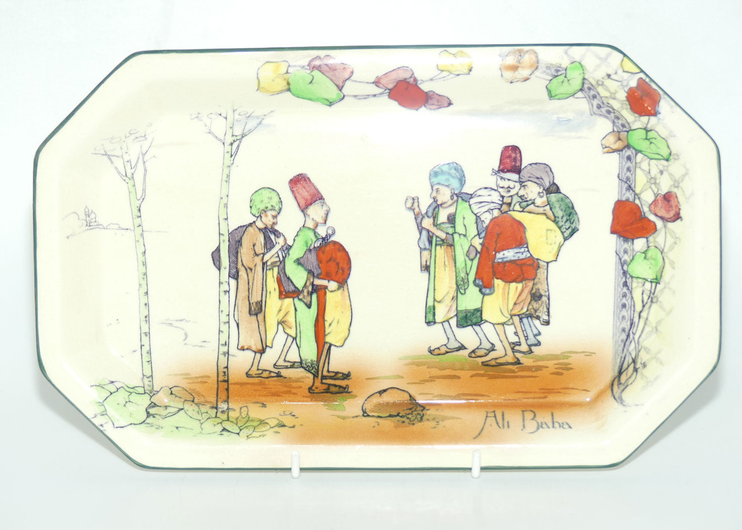 Royal Doulton Arabian Nights hexagonal tray D3420