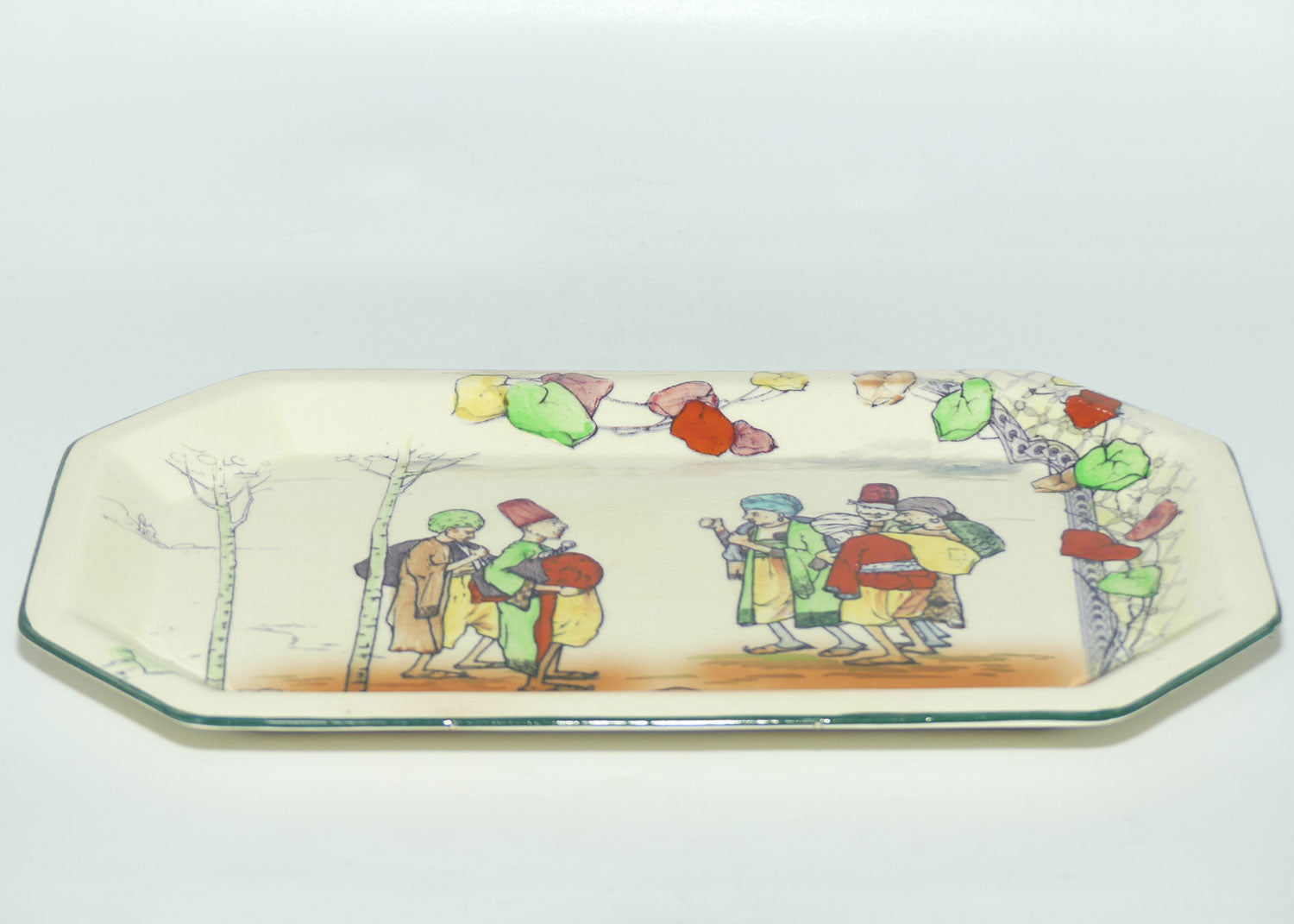 Royal Doulton Arabian Nights hexagonal tray D3420