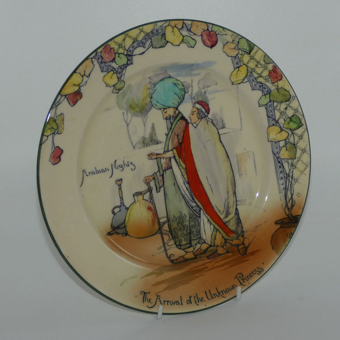 Royal Doulton Arabian Nights The Arrival of the Unknown Princess plate D3420