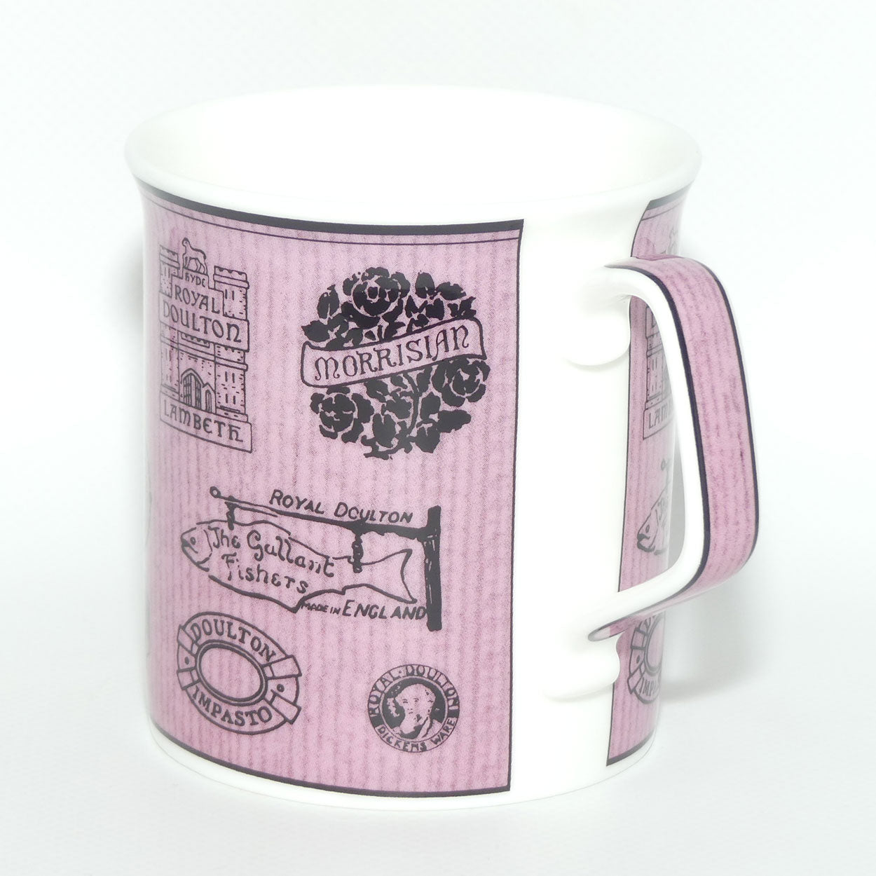 Royal Doulton Sir Henry Doulton 1897 - 1997 Archive mug | Mauve | boxed #2