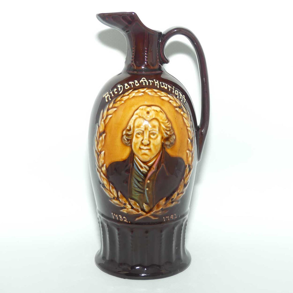 Royal Doulton Kingsware Richard Arkwright flask | DEWARS