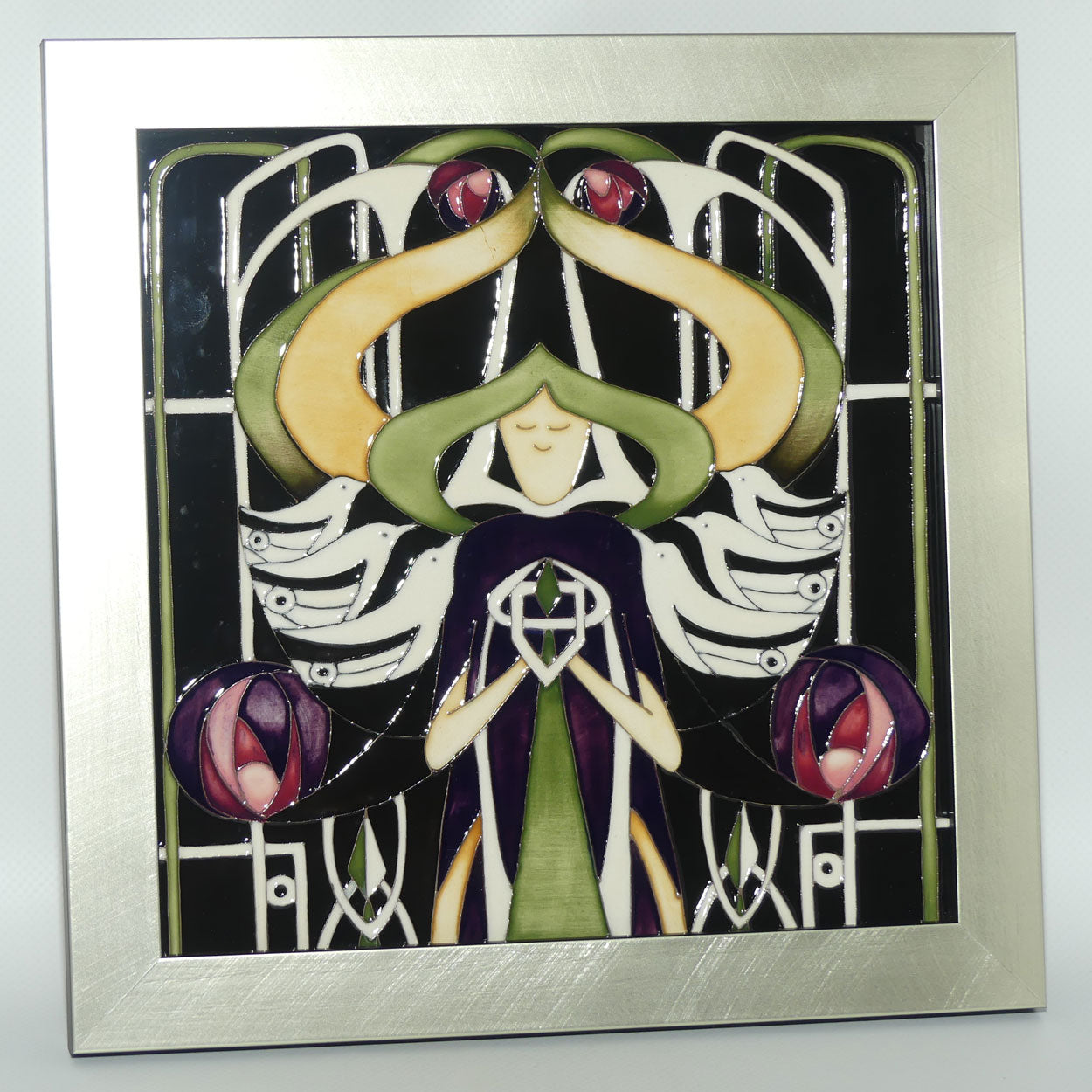Moorcroft Art is the Flower PLQ | LE 4/10