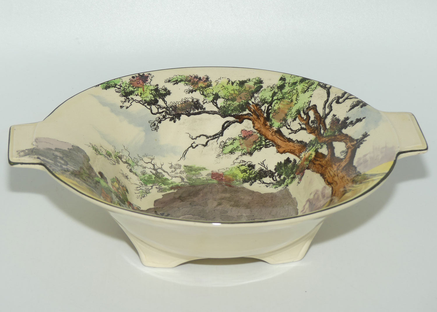 Royal Doulton Gleaners and Gypsies Art Deco bowl
