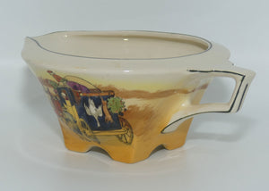 Royal Doulton Coaching Days Art Deco gravy boat