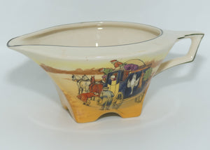 Royal Doulton Coaching Days Art Deco gravy boat