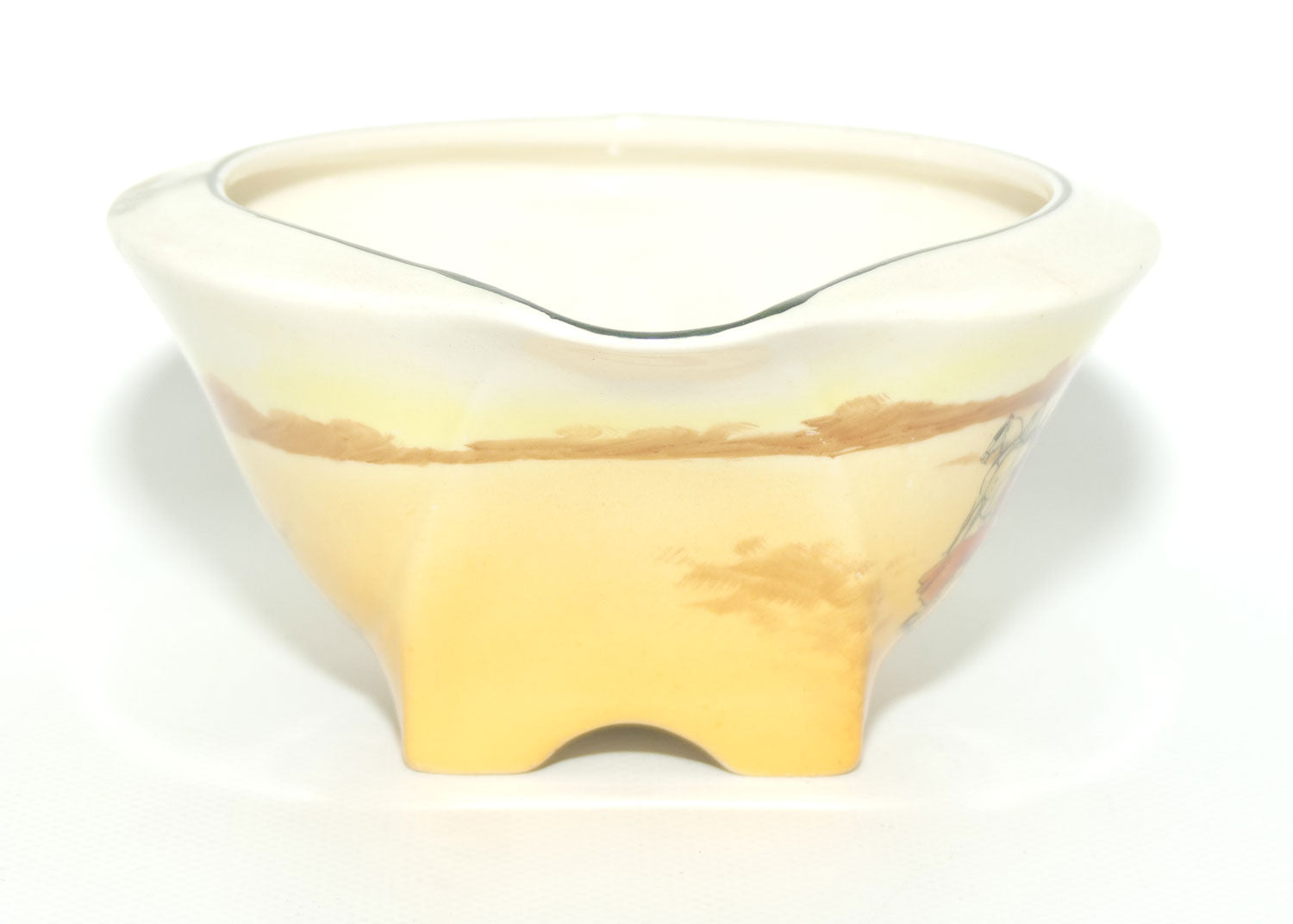 Royal Doulton Coaching Days Art Deco gravy boat