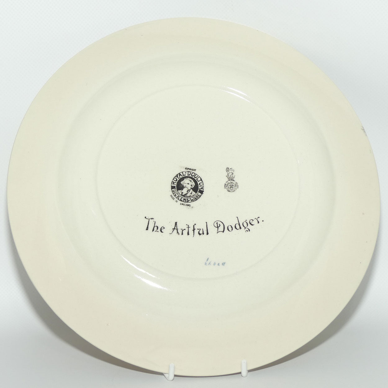 Royal Doulton Dickensware The Artful Dodger plate D2973 | Noke