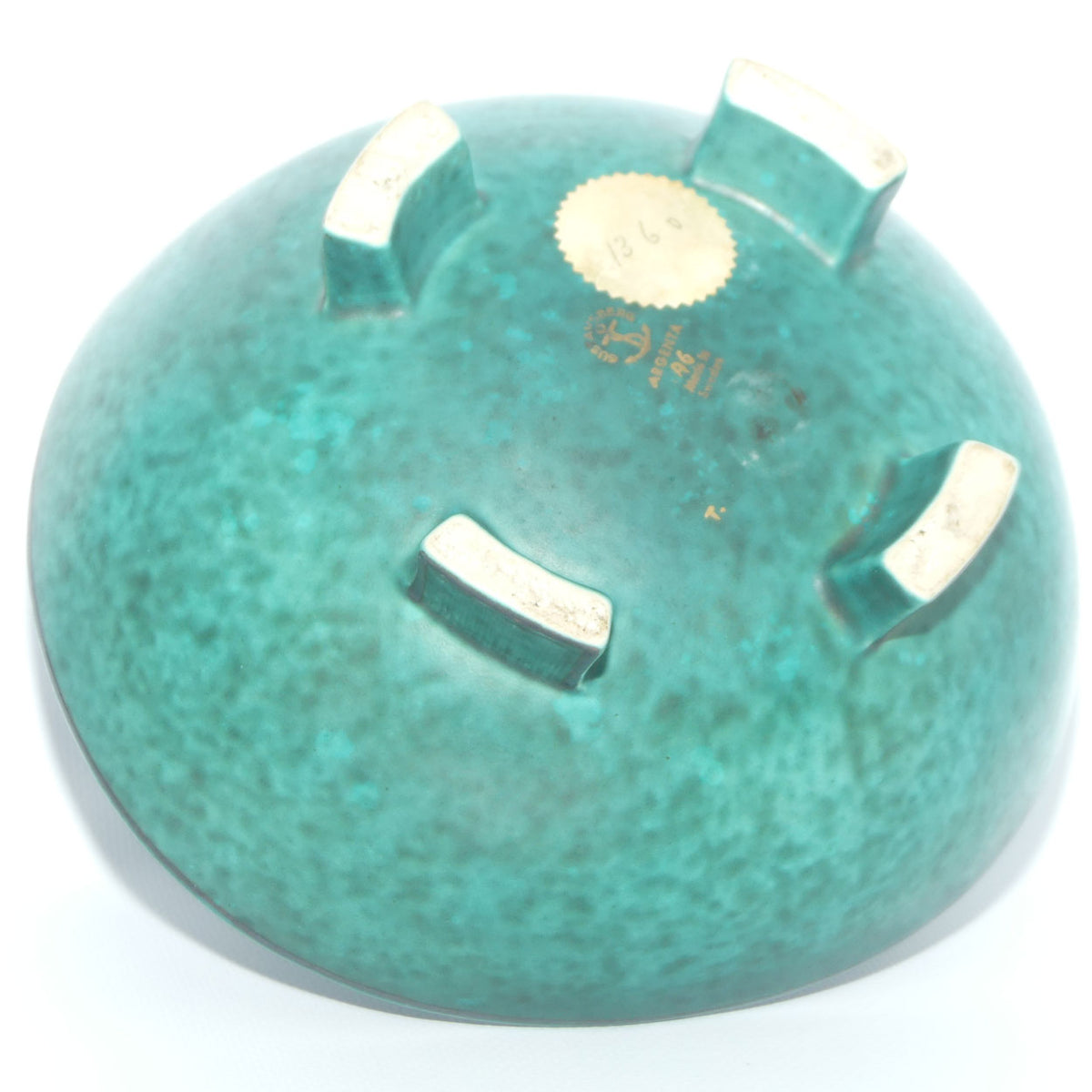 Wilhelm Kage Argenta Bowl for Gustavsberg | Danish Modern | Mid Century Design