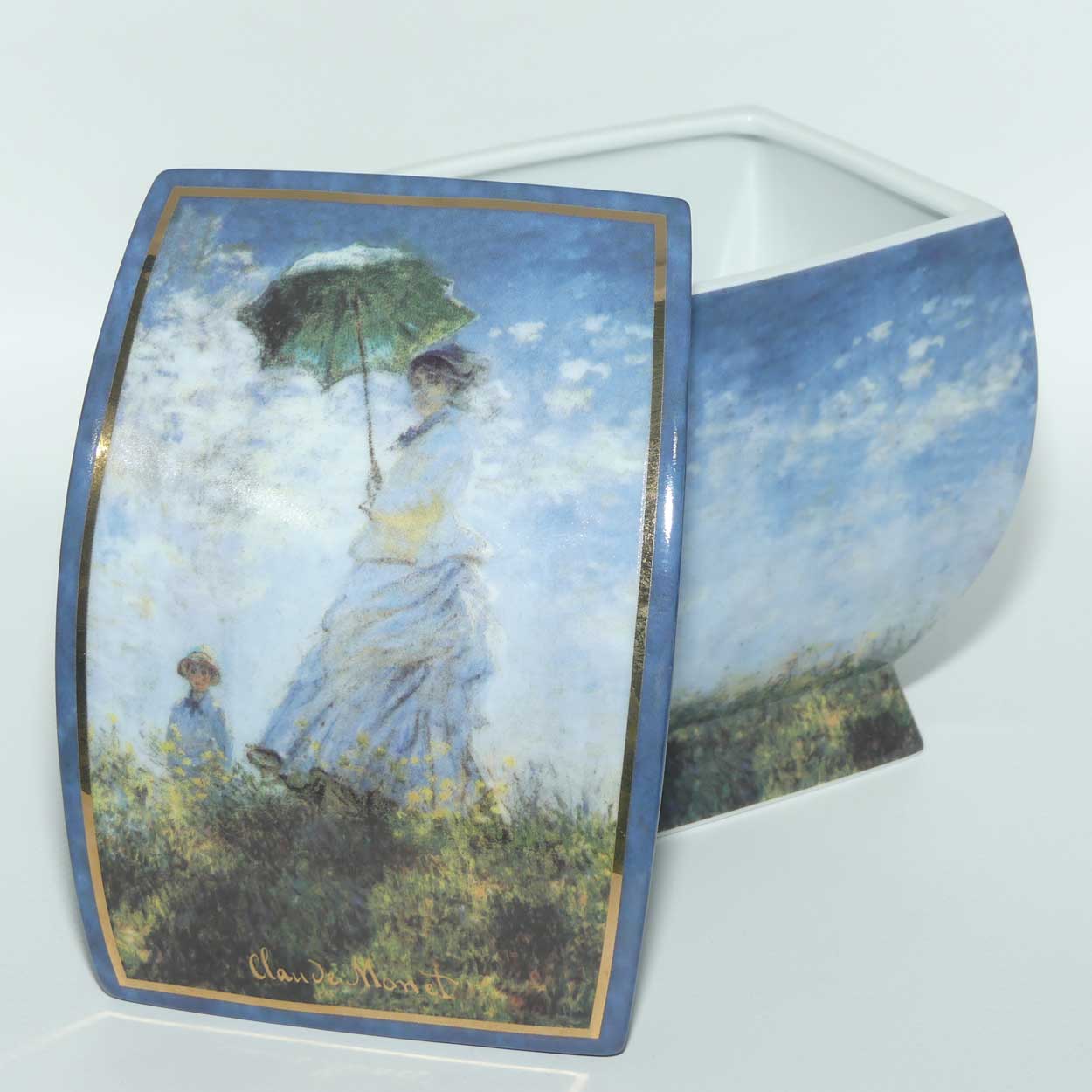 Artis Orbis by Goebel biscuit box | Claude Monet | Madame Monet | Ltd Ed 1000 only with Cert