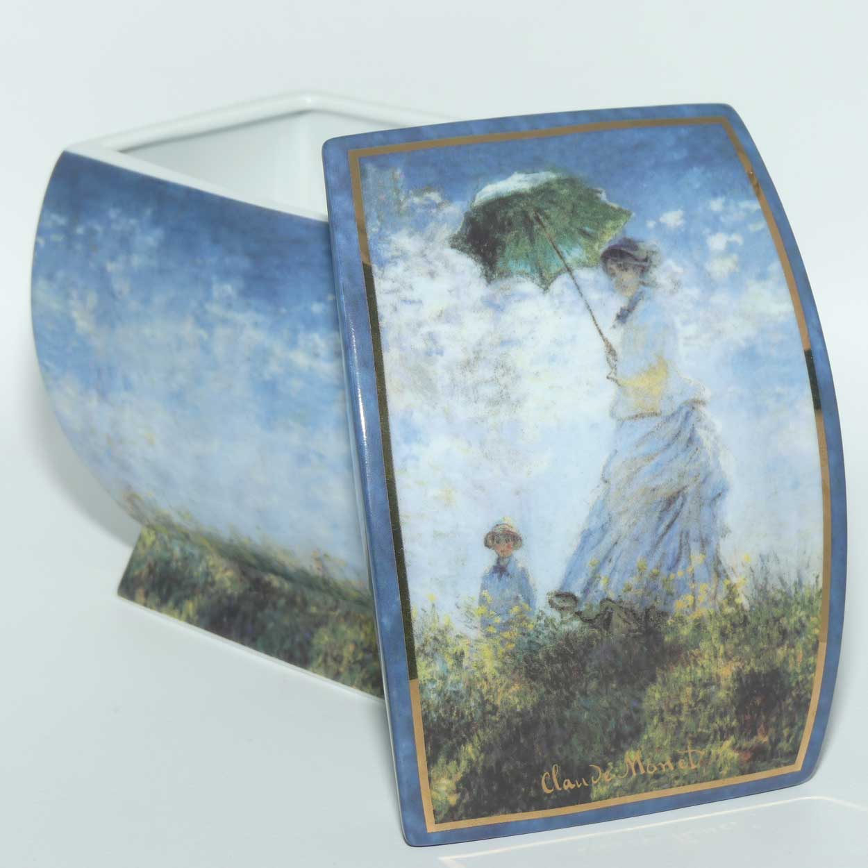 Artis Orbis by Goebel biscuit box | Claude Monet | Madame Monet | Ltd Ed 1000 only with Cert