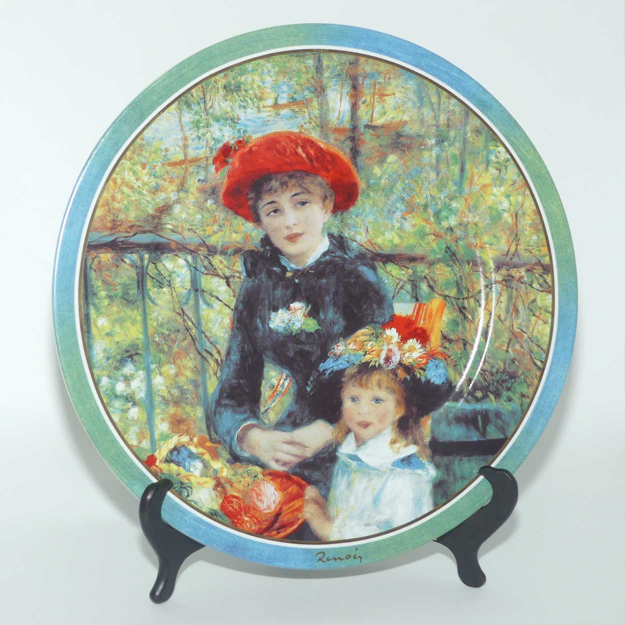 Artis Orbis Wall plate | Renoir | Deux soeurs | Limited Edition